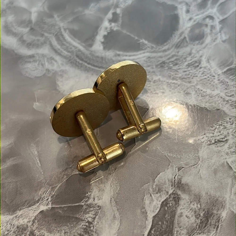 Dunhill triple circle cuff links